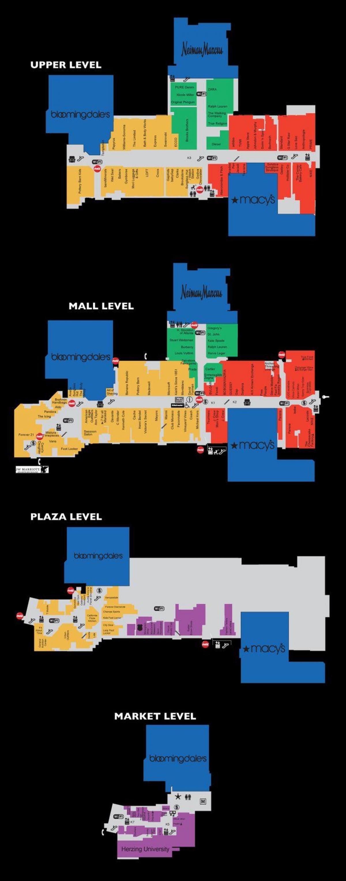 Lenox square mall kort