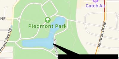 Piedmont park kort